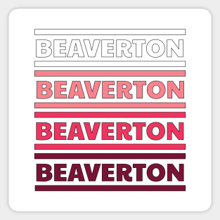 Beaverton Oregon Sticker